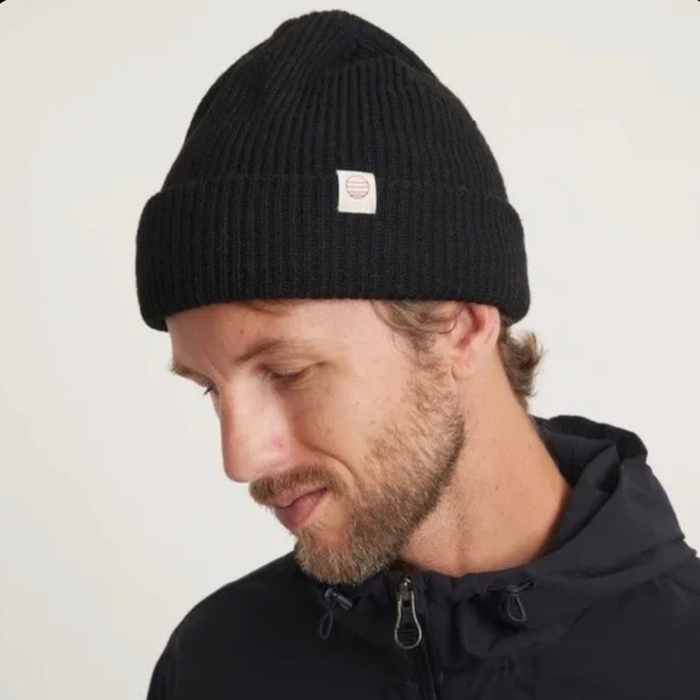 Marine Layer Tahoe Beanie, Black